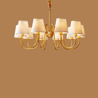 Fazrpip Retro Gold Chandelier - Vidirlighting