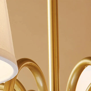 Fazrpip Retro Gold Chandelier - Vidirlighting