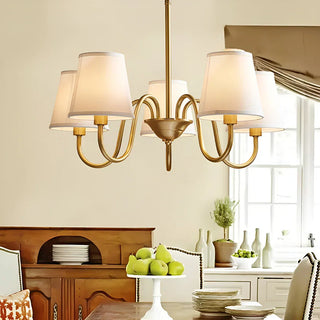 Fazrpip Retro Gold Chandelier - Vidirlighting