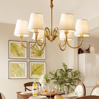 Fazrpip Retro Gold Chandelier - Vidirlighting