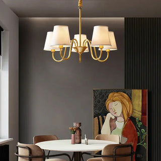 Fazrpip Retro Gold Chandelier - Vidirlighting
