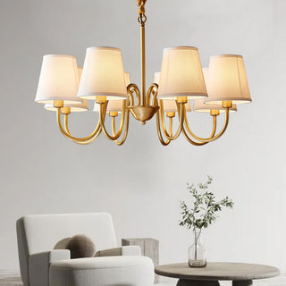 Fazrpip Retro Gold Chandelier