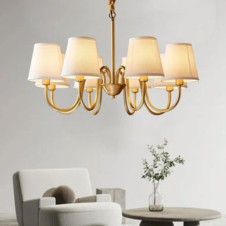 Fazrpip Retro Gold Chandelier - Vidirlighting