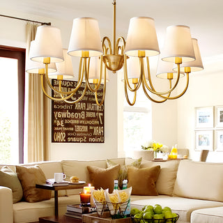 Fazrpip Retro Gold Chandelier