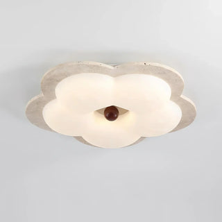 Flower Travertine Lumi Ceiling Light
