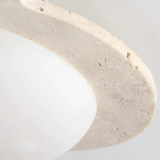 Flower Travertine Lumi Ceiling Light