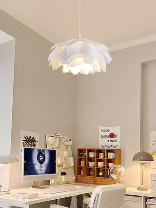 Flower Shaped White Pendant Lamp