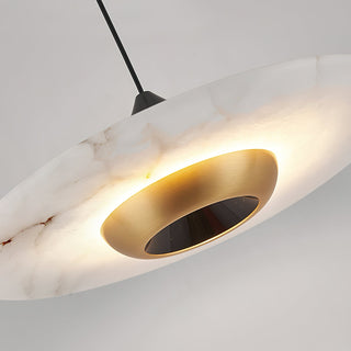 Flying Saucer Marble Pendant Lamp