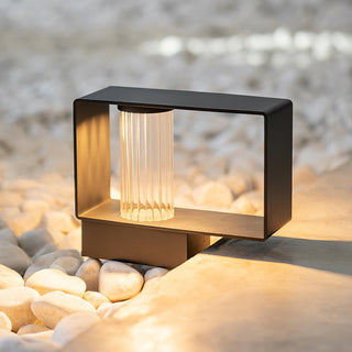 Frame Acrylic Outdoor Post Lamp