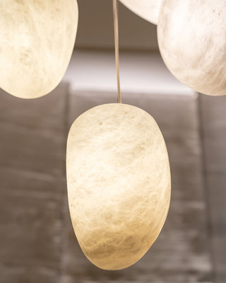 Galet Pendant lamp. Galet Pendant lamp. oslo pendant light. alabaster pendant light. alabaster light fittings. antique alabaster pendant lights. vintage alabaster pendant light. faux alabaster pendant lighting.