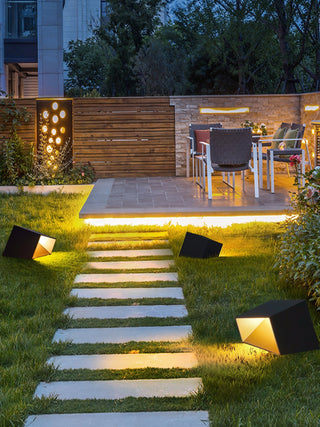 Garden Decoration Cube Outdoor Light