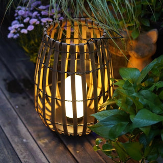 Rattan Weaving Oval Cage Outdoor Patio Waterproof Floor Lamp. Garden Rattan Floor Lamp. Rattan Floor Lamp. Rattan Portable Lantern. Waterproof Solar Outdoor Lights.