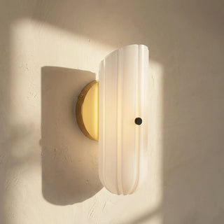 Delphine Fluted Glass Wall Sconce