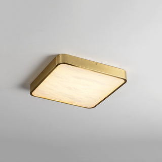 Geometric Alabaster Recessed Ceiling Light