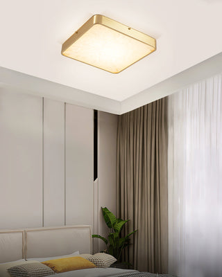 Geometric Alabaster Recessed Ceiling Light