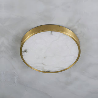 Geometric Alabaster Recessed Ceiling Light