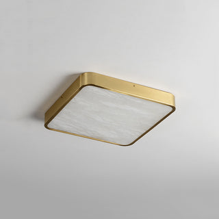 Geometric Alabaster Recessed Ceiling Light