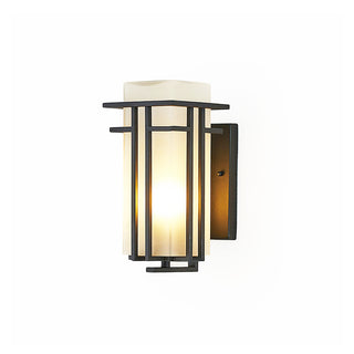 Glass Linden Outdoor Wall Lamp