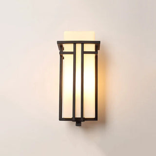 Glass Linden Outdoor Wall Lamp