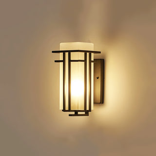 Glass Linden Outdoor Wall Lamp