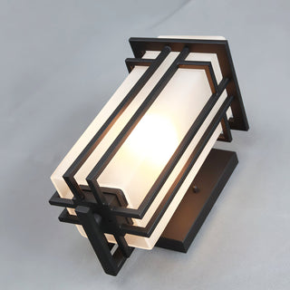 Glass Linden Outdoor Wall Lamp