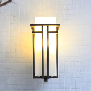 Glass Linden Outdoor Wall Lamp