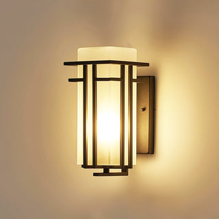 Glass Linden Outdoor Wall Lamp