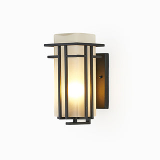 Glass Linden Outdoor Wall Lamp