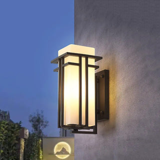 Glass Linden Outdoor Wall Lamp