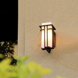 Glass Linden Outdoor Wall Lamp