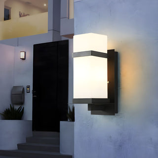 Glass Mcdade Square Outdoor Wall Light