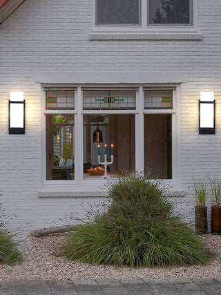 Glass Mcdade Square Outdoor Wall Light