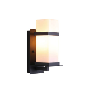 Glass Mcdade Square Outdoor Wall Light