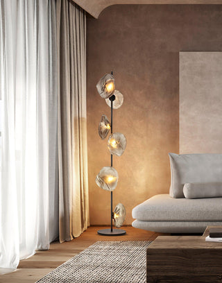 Glass Petals Floor Lamp