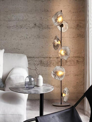 Glass Petals Floor Lamp