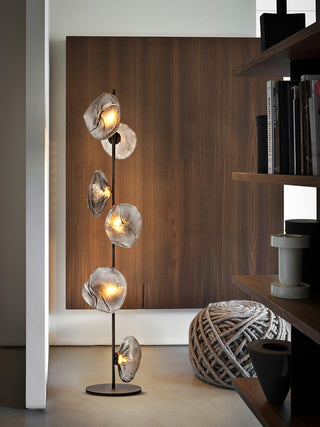 Glass Petals Floor Lamp