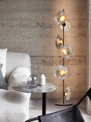 Glass Petals Floor Lamp