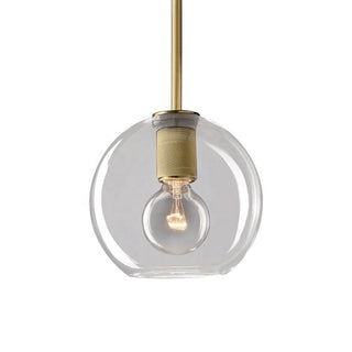 Utilitaire Cloche Shade Pendant. UTILITAIRE GLOBE SHADE PENDANT 8". UTILITAIRE GLOBE SHADE PENDANT 11". Luxury Utilitaire Cloche Shade Pendant. rh. Glass Shaded Pendant Light. Brass Glass Shaded Pendant Light