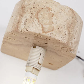 Globe Byers Travertine Wall Lamp