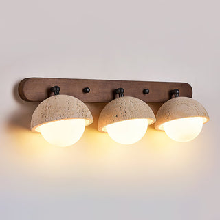 Globe Travertine Pecherna Wall Sconce