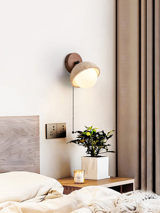 Globe Travertine Pecherna Wall Sconce