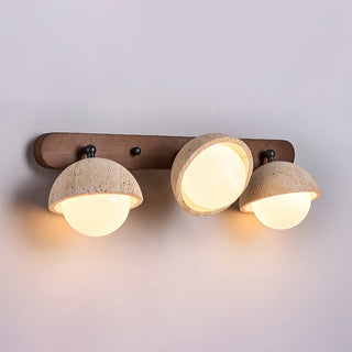 Globe Travertine Pecherna Wall Sconce