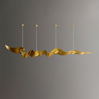 Gold Ribbon Chandelier