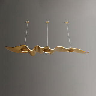 Gold Ribbon Chandelier