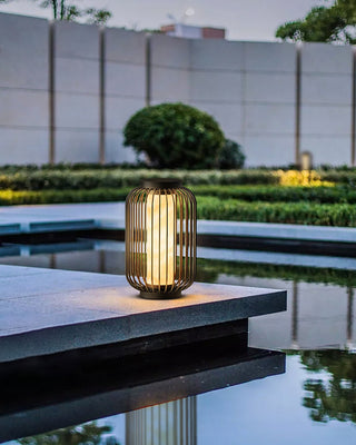 Graydon Alabaster Outdoor Table Lamp