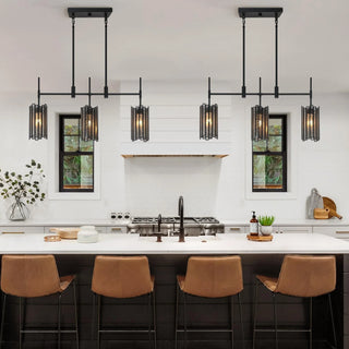 Hemaaolay Colored Glass Chandelier - Vidirlighting