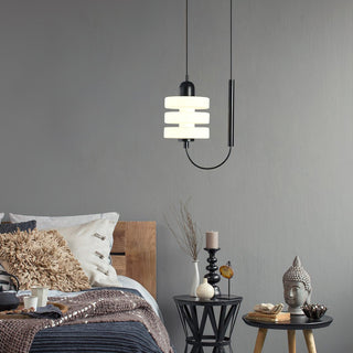 Japanese Minimalist Glass Pendant Light