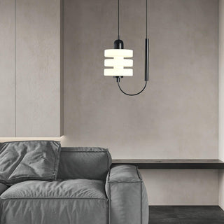 Japanese Minimalist Glass Pendant Light