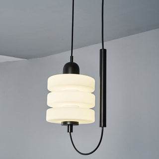 Japanese Minimalist Glass Pendant Light