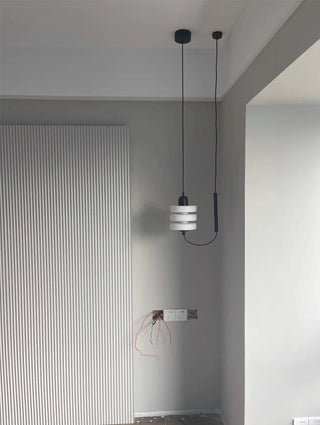 Japanese Minimalist Glass Pendant Light